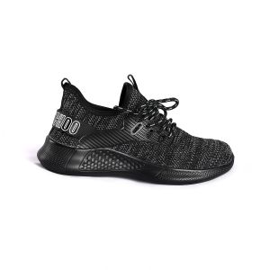 Slip Resistant Flyknit Safety Footwear With Anti Puncture Kevlar Midsole