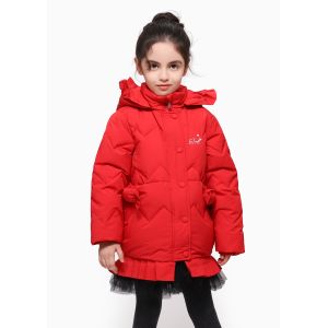 China Down Jacket Manufacturer Child Wear Zipper Super Warm High Quality Coat Winter Jacket Girls Parka on sale