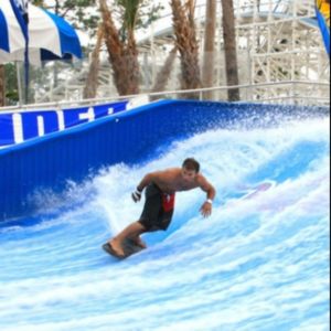 Simulating Flowider Water Surfriding Theme Park Equipment Surf Boarding