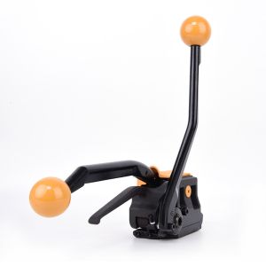 Quality A333 Manual No-buckle Steel Belt Baler For 13-19mm Wide And 0.38-0.58mm Thick Steel Belt for sale