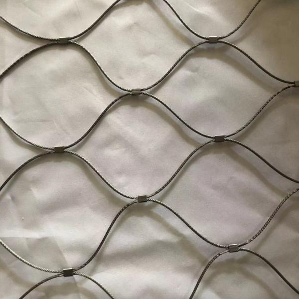 Factory Sale 304 Stainless Steel Wire Rope Mesh Woven Stainless Steel Rope Mesh