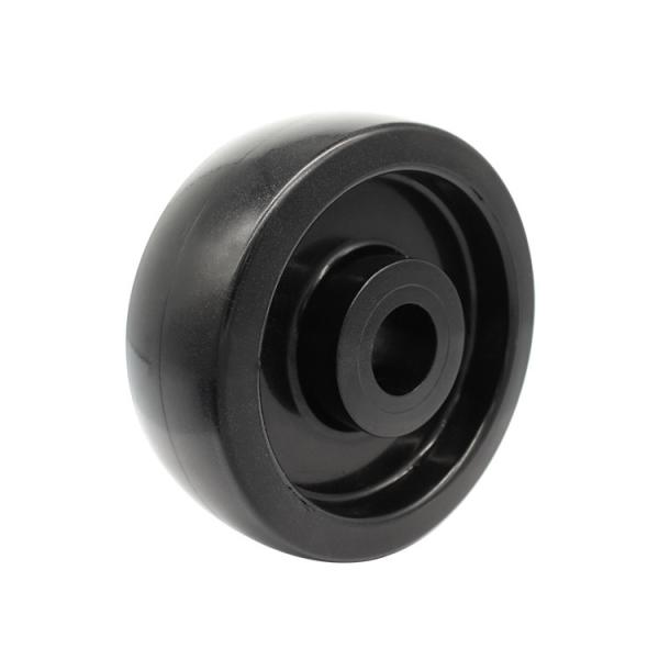 Buy 150MM Black Glass Fiber Filled Nylon Wheel For Heavy Duty Industrial Trolley Wheel Casters at wholesale prices