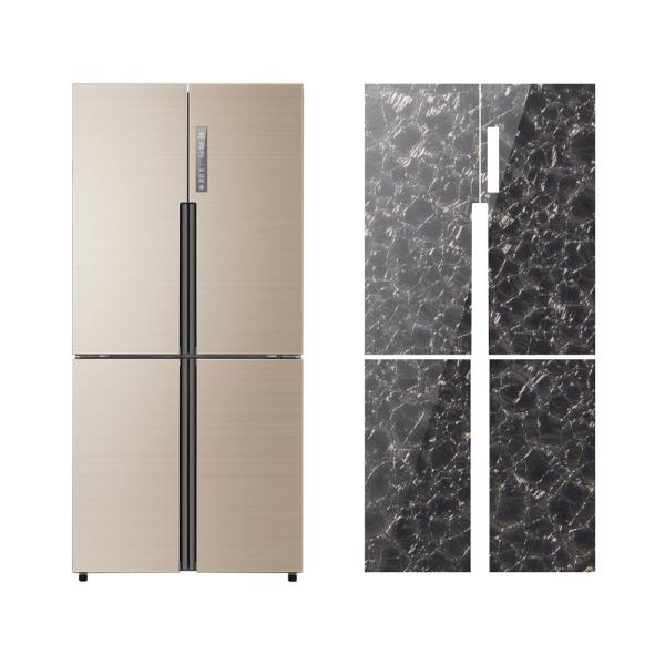 Buy Scratch Proof UMI Ice Flower Pattern Refrigerator Door Panel 3.2mm thickness at wholesale prices