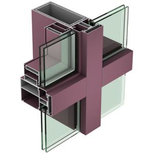 Professional Aluminium Curtain Wall Profile Thin Aluminium Extrusion Frame