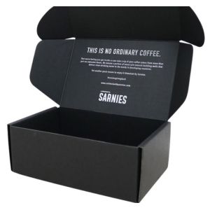 CDR Flocking Garment Gift Boxes Clothing Black Matte Rigid Folding EVA Blister