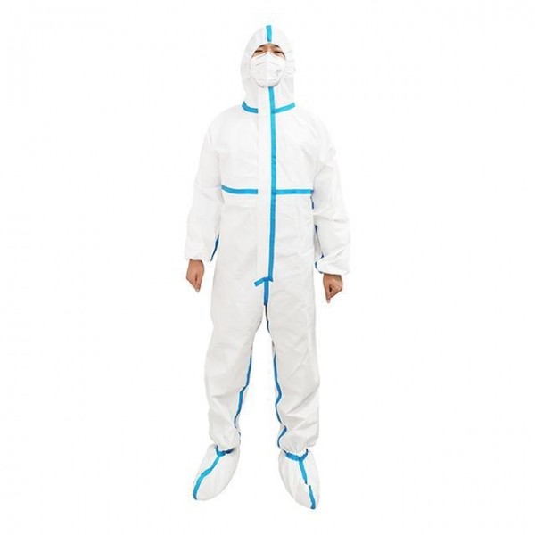 Buy GB19082-2009 Disposable White Coverall Suits at wholesale prices