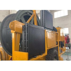 Diesel Intermittent 2x70KN Hydraulic Cable Tensioner Oil Cooling