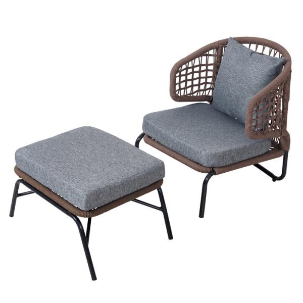 Buy Woven Rope Outdoor Leisure Chairs at wholesale prices