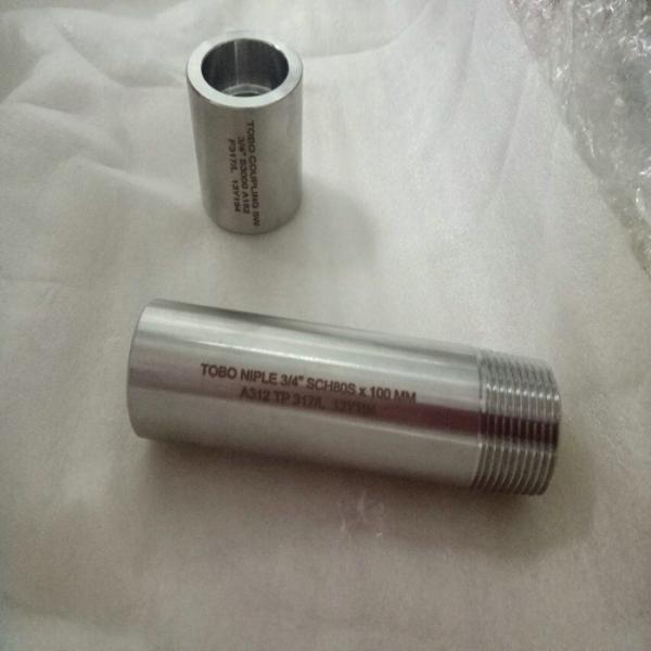 METAL Good Quality Pipe FittingsThreaded Taper Bspt/Npt Nipple