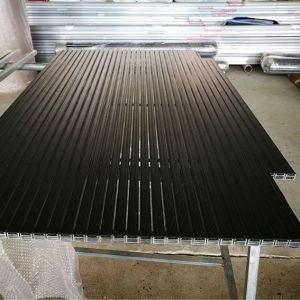 6063 T5 Aluminum Door Mats Anti Slip Rubber Infill
