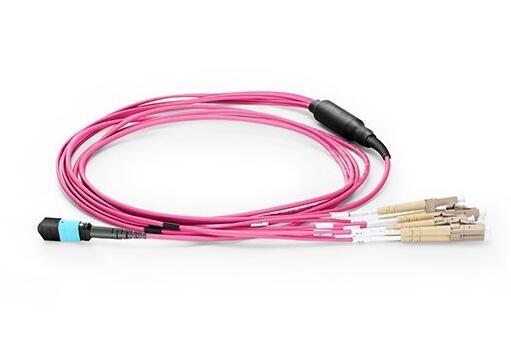 Buy Purple FTTB Female Male UPC APC Mpo Fanout Cable at wholesale prices