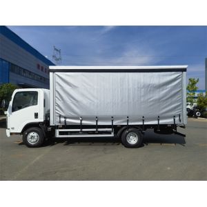 GVW 3500kg Japanese Isuzu Tarpaulin Truck KV100 115hp Light Cargo Box Van Truck