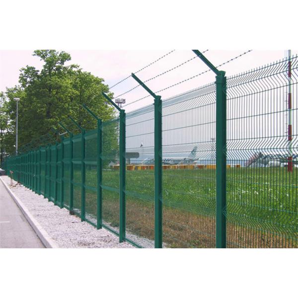 Industrial Welded Mesh Fencing With 4mm Wire Diameter And Wire Mesh Fence Panels With Gates