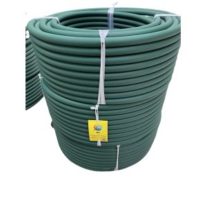 Green Color PU Round Belt Rough Surface Oil Resistance Anti Slip Polyurethane