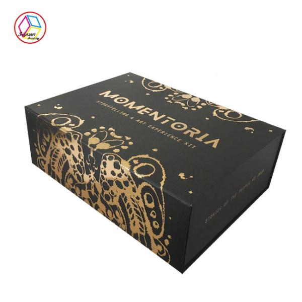 Buy Luxury Cosmetic Box Gothic Style Printing Handling Glossy Lamination at wholesale prices