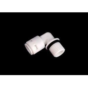 Quality Easy Installation Quick Connect Water Fittings , Elbow Connector With Seal for sale