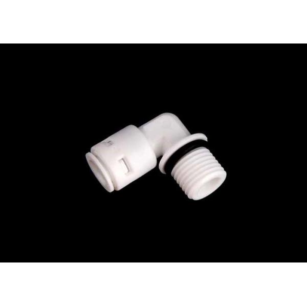 Easy Installation Quick Connect Water Fittings , Elbow Connector With Seal