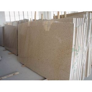 Quality G682 granite slab,rusty yellow granite for sale