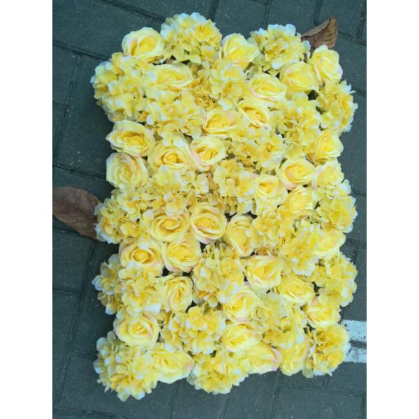 UVG wedding decoration wholesale gridding artificial flower wall for stage backdrop decoration CHR1147