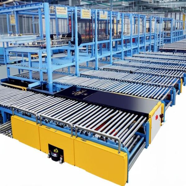 Buy Energy-saving Automated Material Handling System with Smart Car AGV Shuttle and PLC Control System at wholesale prices