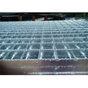 5x5mm Bar Non Treatment Serrated Steel Grating galvanized walkway grating
