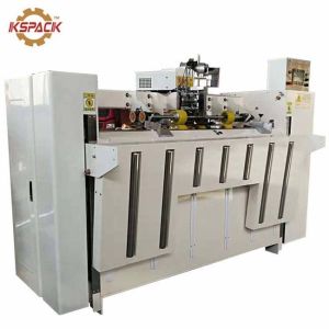 Quality Semi Automatic Box Folder Gluer Machine With PLC Single Person for sale