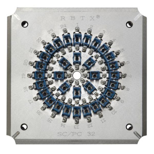 SCPC32 Polishing Holder For 32 Ports SC/PC Fiber Optic Cable Holder