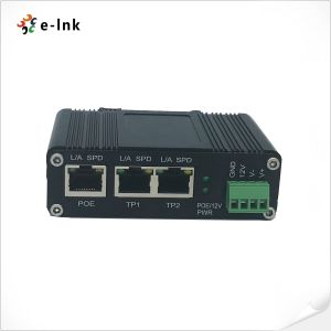Fanless Industrial PoE Splitter IEEE 802.3af / At 12VDC output