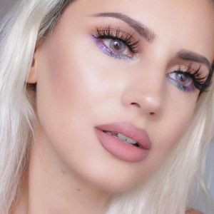 KSSEYE Colored Contact Lenses Soft Aurora Colored Contacts Lens Yearly