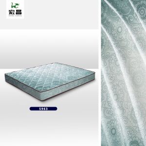 Tear Resistant Grey 65g-100gsm Polyester Mattress Fabric 43D