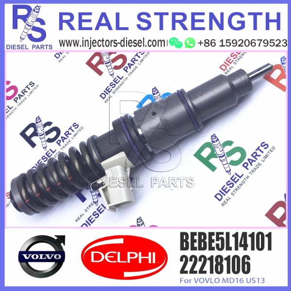 22218106 22717954 Diesel Fuel Injector BEBE5L14101 For VOVLO MD16 US14 GREENHOUSE GAS SPEC