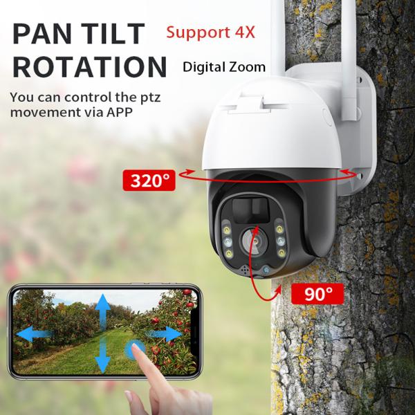 Buy Compact Lightweight 4G Solar Security Camera Remote Photovoltaic at wholesale prices