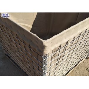 Military Hesco Barriers Sand Filled Barriers Mil 10 For a Shooting Range