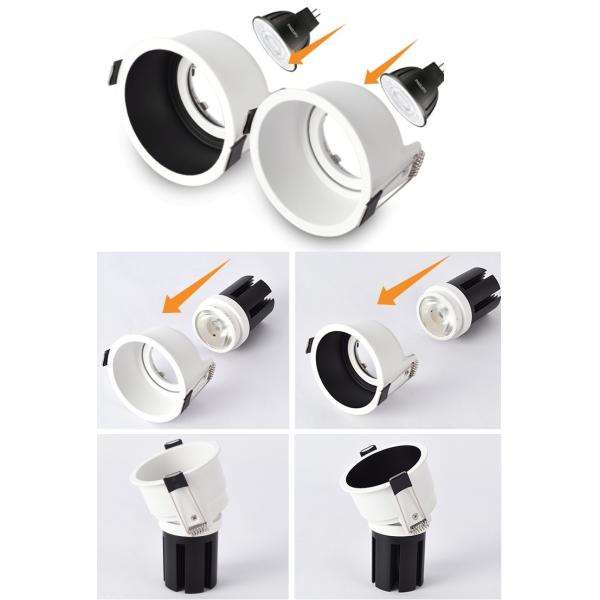 Trimless Surface Mounted MR11 LED Downlight Housing