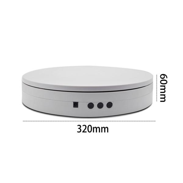 Buy 32cm Photography Rotating Turntable Intelligent Electric Turntable Display Stand at wholesale prices