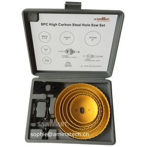 China Carbon Hole Saw Set with Mandrel (8-Piece) on sale