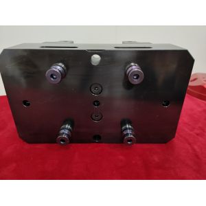 Clamping Precision Axis Fixtures 128mm Alloy Steel Material 125128