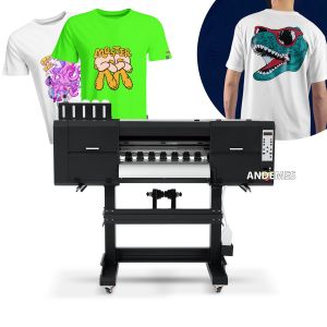 60cm Print Dimension DTF i3200 A1 T-Shirt Printing Machine with Conveyer Shaker