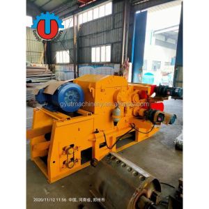 90KW 4000*2200*1800mm Garden Wood Chipper Drum Chipper