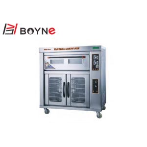 Electric Bread Commercial Kitchen Proofer Single Deck Twelve Trays Temperature