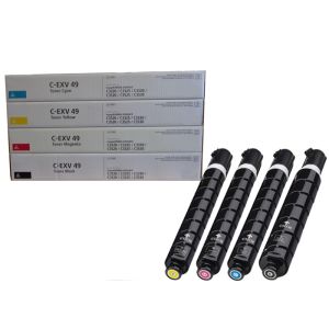 Compatible Canon C-EXV49 CMYK Multipack IR-C3520i Copier Toner Cartridges
