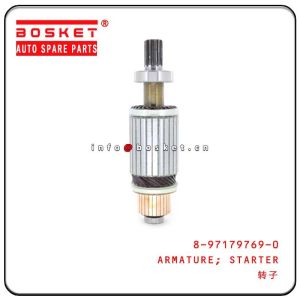 China 8-97179769-0 8971797690 Starter Armature NKNPVK Isuzu Engine Parts on sale