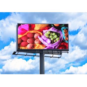 Waterproof IP65 Large Outdoor LED Advertising Screen 6000cd/sqm