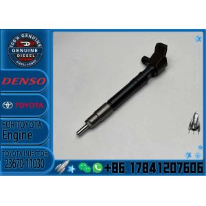 Original and new fuel injector 295700-0560 for TOYO-TA engine 23670-0E020, 23670