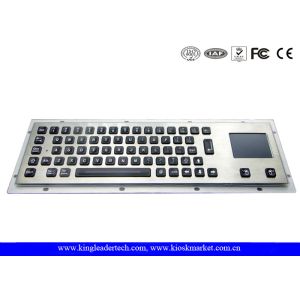 Waterproof Illuminated Metal Keyboard With Touchpad And 64 Led Backlit Keys