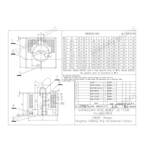 Filter Boxes For Bilge Line Fh-125a-Jis F7206 Marine Rose Box Jis F7206-1998