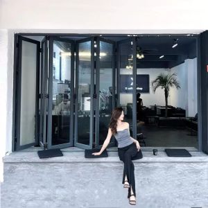 Stack-N-Slide Folding Window System for High-Rise Apartments Combining Space