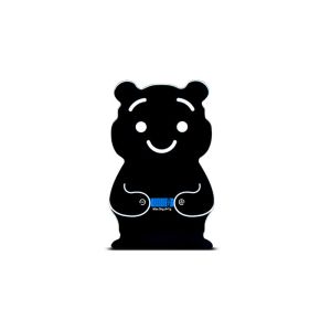 Ultra Slim Panda Shape Digital Kitchen Food Weighing Scale