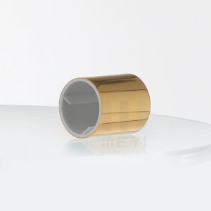 Elegant Silver Aluminum Perfume Bottle Caps Lightweight Electric Plating Finish