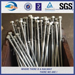 Hot Dip ZincDIN933 Railway Structural Bolt 24x900mm 45# With Nut